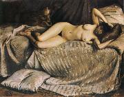 The fem on lie down on the sofa, Gustave Caillebotte